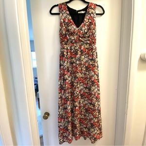 Lush Floral Spring Maxi Dress | Small | Lined